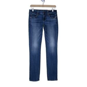 American Eagle Womens 4 Skinny Stretch Dark Wash Jeans